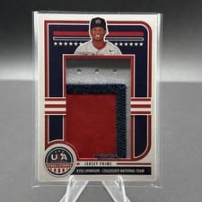 Kyle Johnson 2025 Panini Stars & Stripes Jumbo Material Jersey Prime card