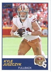 2019 Score Base Set Kyle Juszczyk #311 card