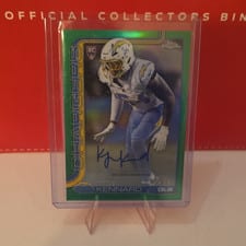 2025 Topps Chrome Retail Rookie Autographs Kyle Kennard #RRA-KK card