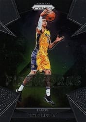 2018-19 Panini Prizm Fireworks Kyle Kuzma #17 card