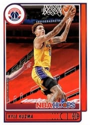 2021-22 Hoops Base Set Kyle Kuzma #166 card