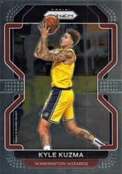 2021-22 Panini Prizm Base Set Kyle Kuzma #156 card