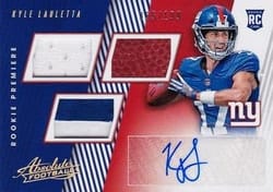 2018 Panini Absolute Base Set Kyle Lauletta #178 card