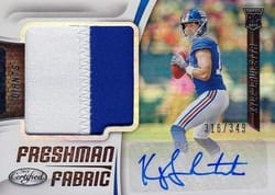 2018 Panini Certified Base Set Kyle Lauletta #210 card