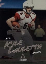2018 Panini Luminance Base Set Kyle Lauletta #111 card