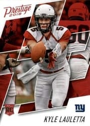 2018 Panini Prestige Base Set Kyle Lauletta #297 card