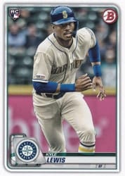 2020 Bowman Base Set Kyle Lewis #78 card