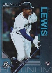 2020 Bowman Platinum Base Set Kyle Lewis #50 card