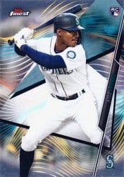 2020 Finest Base Set Kyle Lewis #41 card
