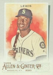 2020 Topps Allen & Ginter Base Set Kyle Lewis #159 card