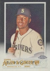 2020 Topps Allen & Ginter Chrome Base Set Kyle Lewis #159 card