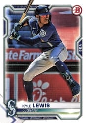 2021 Bowman Base Set Kyle Lewis #48 card