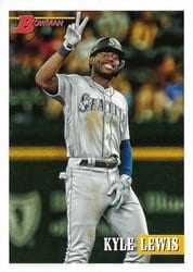 2021 Bowman Heritage Base Set Kyle Lewis #1 card