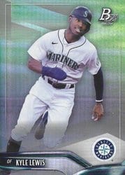 2021 Bowman Platinum Base Set Kyle Lewis #15 card