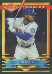 2021 Finest Flashbacks Base Set Kyle Lewis #128 card