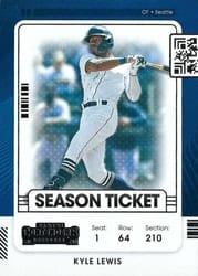 2021 Panini Contenders Base Set Kyle Lewis #14 card