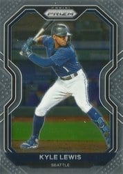 2021 Panini Prizm Base Set Kyle Lewis #117 card