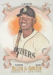 2021 Topps Allen & Ginter Base Set Kyle Lewis #75 card