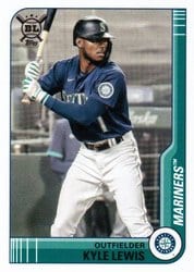 2021 Topps Big League Base Set Kyle Lewis #91 card