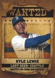2021 Topps Big League Wanted Kyle Lewis #WT-5 card