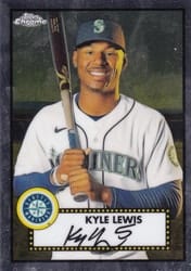 2021 Topps Chrome Platinum Anniversary Base Set Kyle Lewis #189 card