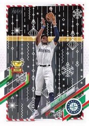 2021 Topps Holiday Base Set Kyle Lewis #HW117 card