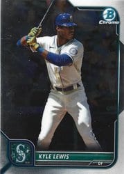 2022 Bowman Chrome Base Set Kyle Lewis #21 card