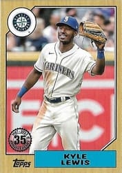 2022 Topps 1987 Topps Baseball (Series 2) Kyle Lewis #87TB-4 card