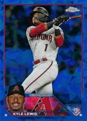 2023 Topps Chrome Update Sapphire Edition Base Set Kyle Lewis #USCS307 card
