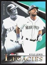 2021 Finest Legacies Kyle Lewis / Ken Griffey Jr. #FL-KG card