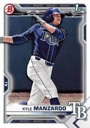 2021 Bowman Draft Base Set Kyle Manzardo #BD-191 card