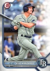2022 Bowman Draft Base Set Kyle Manzardo #BD-105 card
