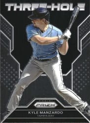 2023 Panini Prizm Three-Hole Kyle Manzardo #TH16 card