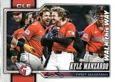 2026 Topps Walk This Way Kyle Manzardo #309 card