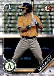 2019 Bowman Draft Base Set Kyle McCann #BD-126 card