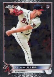 2022 Topps Chrome Base Set Kyle Muller #70 card