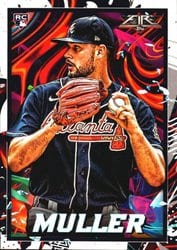 2022 Topps Fire Base Set Kyle Muller #97 card
