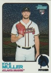 2022 Topps Heritage Chrome Kyle Muller #280 card