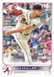 2022 Topps Opening Day Base Set Kyle Muller #71 card