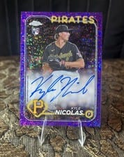 2024 Topps Chrome Rookie Autographs Kyle Nicolas #RA-KN card