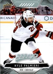 2019-20 Upper Deck MVP Base Set Kyle Palmieri #140 card