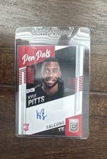 2021 Donruss Elite Pen Pals Kyle Pitts #PP-KP card