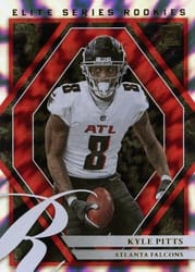 2021 Donruss Elite Series Rookies Kyle Pitts #ESR-KPI card