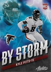 2021 Panini Absolute By Storm Kyle Pitts #4 card