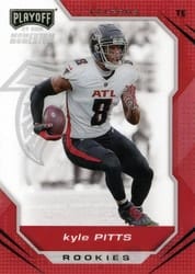 2021 Panini Chronicles Playoff Momentum Rookies Kyle Pitts #PMR-4 card
