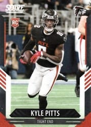 2021 Panini Chronicles Score Update Rookies Kyle Pitts #410 card