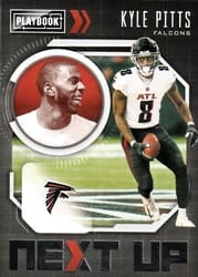 2021 Panini Playbook Next Up Kyle Pitts #NXT-KPI card