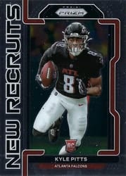 2021 Panini Prizm New Recruits Kyle Pitts #10 card