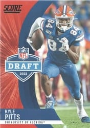 2021 Score NFL Draft Kyle Pitts #D8 card