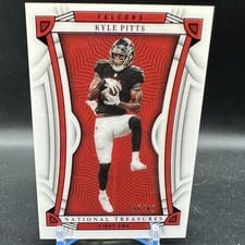 2022 Panini National Treasures Kyle Pitts #67 card